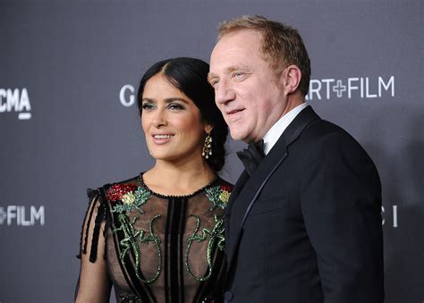 Salma Hayek & François.